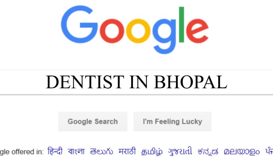 Google Search for Dentist in Bhopal