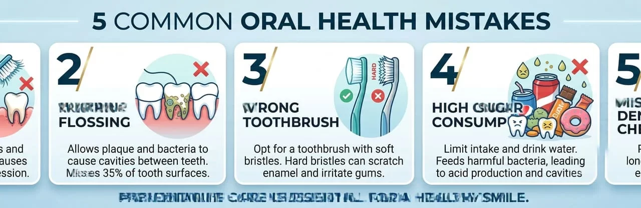 5 Common Oral Health Mistakes & How to Fix Them