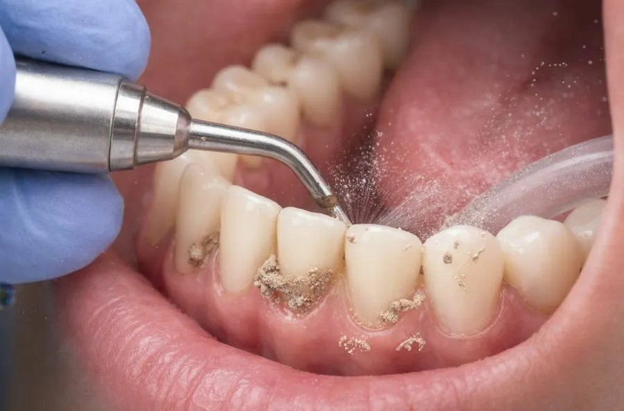 Professional dental scaling and tartar removal