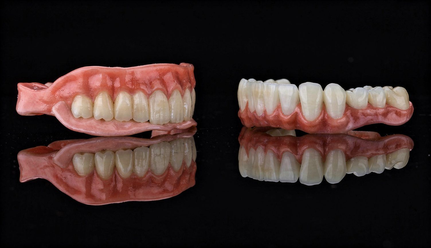fixed dentures in Bhopal — an implant-supported denture anchored on dental implants